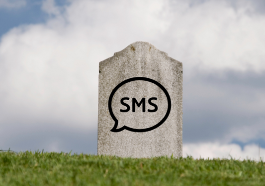 Il declino degli SMS