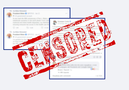 La censura nei social network