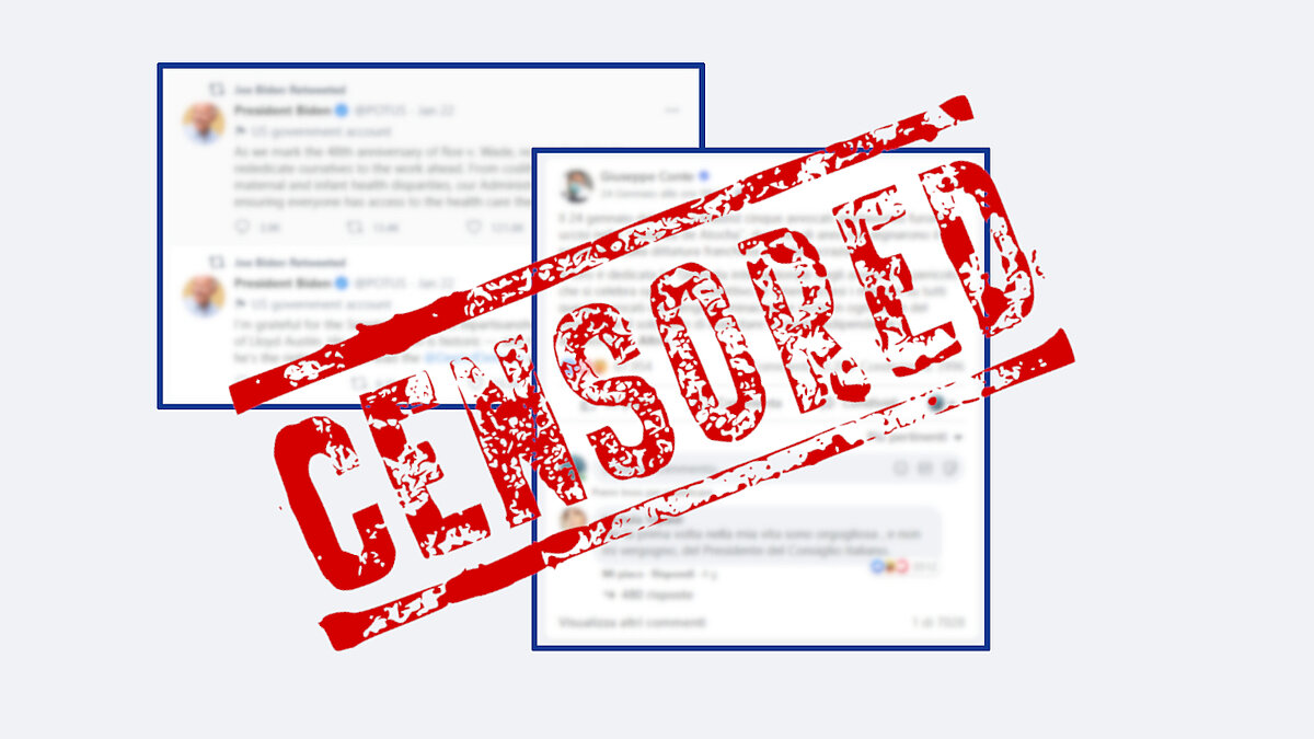 La censura nei social network