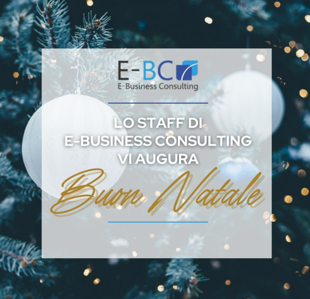 Buone feste da E-BC