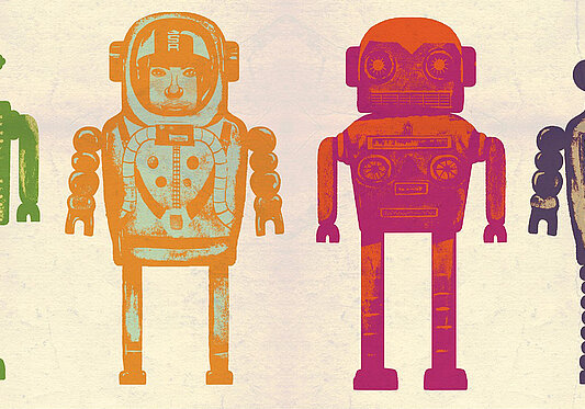 Human vs digital Robot