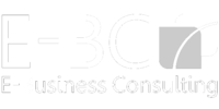 Logo E-business consulting white